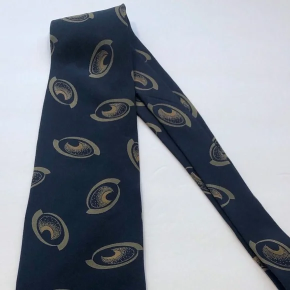 Men's Robert Stewart Blue Combo 100% Silk Neck Tie - Picture 2 of 6